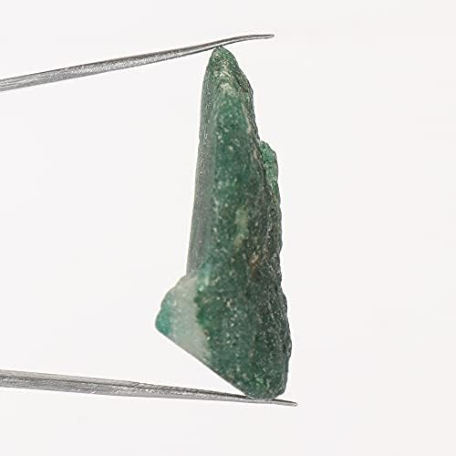 נדיר גולמי גולמי ירוק ירוק מחוספס 37.55 CT אבן חן רופפת ליוגה, קישוט EGL מוסמך