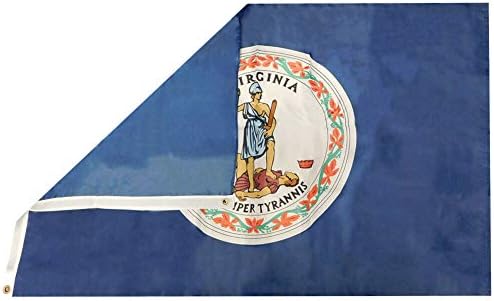 סיטונאות אמריקאית סופרסטור סטייט של וירג'יניה 210D-S מודפסת איכות פרימיום 3x5 3'x5 'דגל דגל
