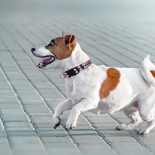 צווארון כלבים מתכוונן של Petloft, סדרות טבע צווארון כלבים מותאם אישית דפוסים שונים
