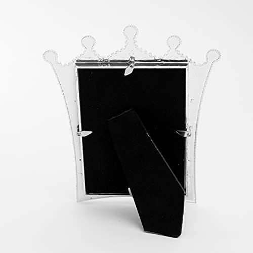 מסגרת תמונה של Muellery Pearl עם Royal Crown Decor Decor Weding Walentines 4x6 TPTC88087