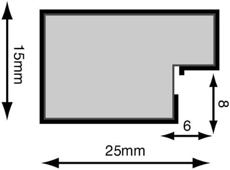 מסגרות לפי פוסט 25 ממ רוחב H7 אלון מסגרת תמונה עם הר שנהב 9 x7 עבור תמונה בגודל 7 x5