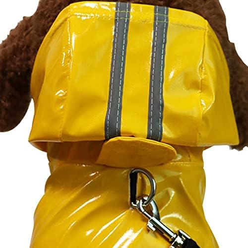 מעיל גשם של Houchu Dog כלול ציוד לחיות מחמד חיצוני לכלבים בינוניים קטנים אטומים למים בגדי בגדי כלבים מעיל גשם מחמד מעיל