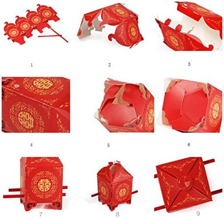 שינה 50 יחידות מסורת סינית כלה אדומה כלה סדאן מכונית סדאן מקלחת כלות לחתונה לטובת קופסאות מתנה ממתקים