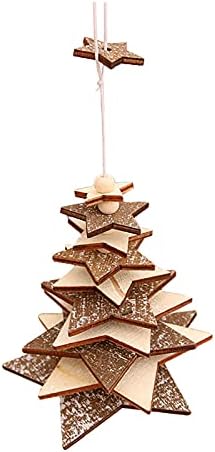 קישוט חג המולד של XIOS חופשות חורף קישוט לחג המולד תליון פעמון עץ עץ חג המולד זכוכית מתנה לשימוש כמכשירים