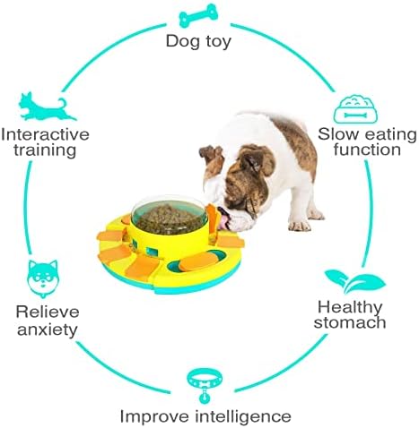 צעצועי פאזל כלבים של יומסור, צעצועים לכלבים אינטראקטיביים לכלבים מאמנים האכלה מצחיקה, כלב פינוק צעצוע אינטליגנציה