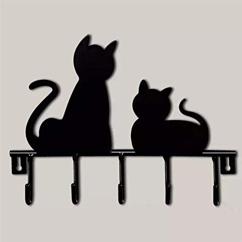 Shypt 1 pc מצויר מקסים חתולים דקורטיביים מעשיים מעצבים ווים קיר מחזיק קיר קולב קיר קולב מעיל עיצוב בית קולב