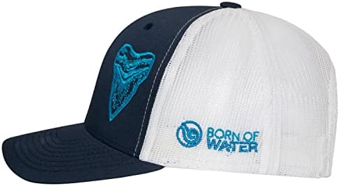נולד של מים מגלודון שן נהג משאית כובע: צלילה / צלילה חופשית / דיג חנית