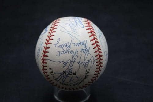 1986 צוות Mets של ניו יורק חתם על רולינגס בייסבול חתימה JSA LOA D5839 - כדורי בייסבול חתימה