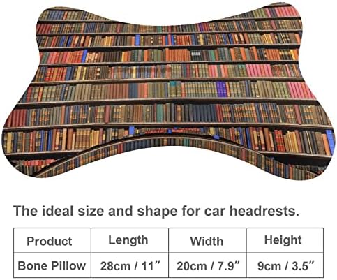 ספרים מדף ספרים כרית צוואר רכב לנהיגה סט של 2 מושב כרית ראש מכרית ראש מנוחה תמיכה באביזרי פנים אביזרי פנים