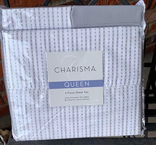 CMA Charisma מלכה מוברשת מיקרופייבר 6 חתיכות סט סרטים יונה דפוס