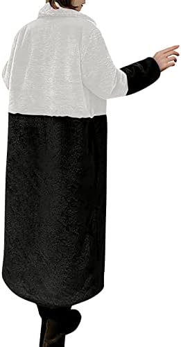 מעילי חורף של Foviguo Plus Size, פלוס פארק אופנה גודל של גודל לנשים לנשים שרוול ארוך דש חורפי חזה חזה חזה חזה פארקה פלאפי