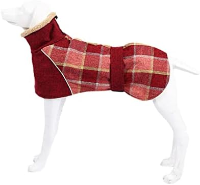 מעיל מעיל מעיל כלבים גדול לכלבים גדולים לבגדי חיות מחמד בחורף בגדים לגלגל גרייהאונד
