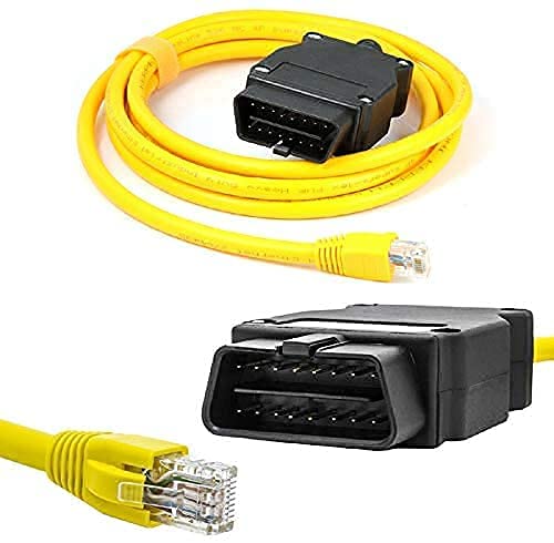 Bluechok Lightning ל- Ethernet, ברק ל- OBD2, מתאם Ethernet 2-in-1 iPhone, כבל 3.3ft/1m, eneet rj45 כבלים מחבר אתרנט לקידוד כבלים