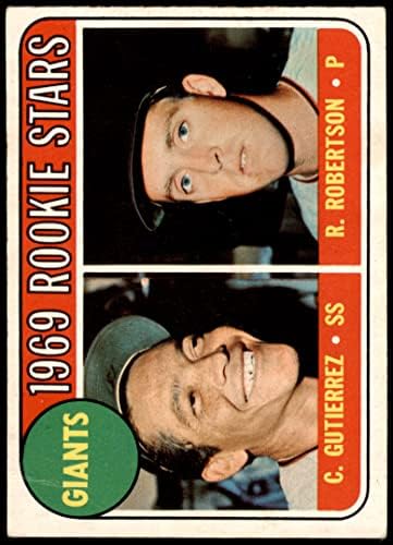 1969 O-Pee-Chee 16 ענקים טירונים סזאר גוטיירז/ריץ 'רוברטסון סן פרנסיסקו ענקים טובים