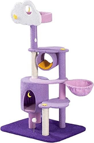 אונה מסקוטה 59 ב חתול מגדל, חתול עץ, חתול בית, מגדל, ריהוט, חתול מגרד הודעה סגול