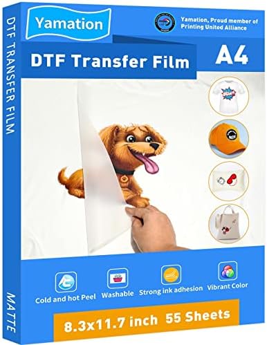 YAMATION DTF Transfer Silving נייר: 8.3 x 11.7 אינץ