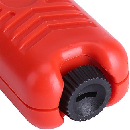 חשפנית כבלים, חותך הפשטת חוט פלסטיק אדום של חוט תיל עבור 8-28 ממ PVC כבל גומי הסרת ז'קט מדויק