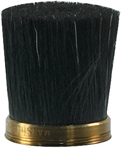 קצה מברשת החלפה של Aviditi K-1, שחור, מברשת מזרקת שיער של חזיר, מברשת החלפה עבור STMA43, כוללת כיסוי, מילות הדפסה