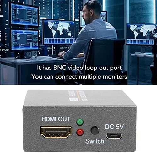 Gowenic TVI CVI AHD למתאם ממיר HDMI, Full HD 720P 1080P 3MP 4MP 5MP 8MP BNC למתאם וידאו HDMI לצג HDTV DVR
