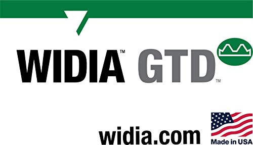WIDIA GTD GT725043 ניצחון GT72 HP ברז, תקע צ'אמפר, חתך יד ימין, סליל יד שמאל, 2 חלילים, M8 x 1, HSS-E, פח+ציפוי CRC/C