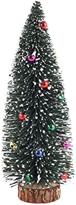 עץ חג המולד מיני P ine עץ עם מלאכת עץ DIY שולחן בית תפאורה עליונה SGCABI6LV0V0WW