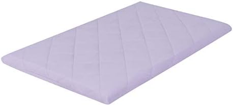Pastel Lavender Purple Pack n Play גיליון מזרן מרופד-גיליון מזרן עריסה נייד אולטרה-רך ונוח לתינוקות; מזרן פלייף או מיני עריסה