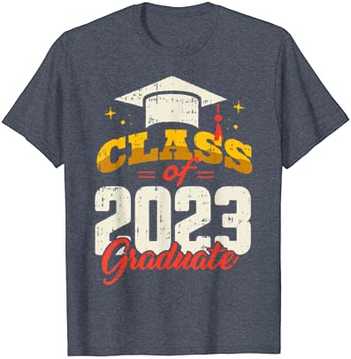 כיתה של 2023 בוגר סיום לימודיו בכיר תלמיד חולצה