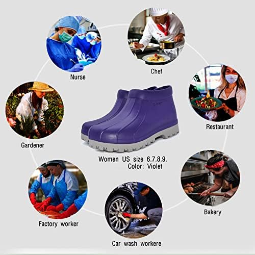 נעלי גברים של נשים של עמיד למים לעבוד נעלי החלקה שף מפעל עבודת מטבח סטיקו שף נעליים