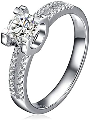 2023 טבעת חדשה יהלום לנשים המעורבות בהתאמה אישית של הנסיכה זירקון טבעת טבעת רגש
