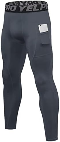 מכנסי דחיסה של Mens Mens קווירי יותר חותלות אתלטיות פעילות עם כיסים המריצים מכנסי אימון רכיבה על רכיבה על אופניים