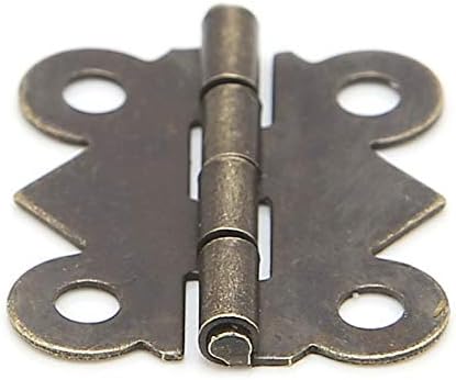 BBSJ 10x מיני דלתות מגירת תכשיטים קופסת תכשיטים ריהוט ציר 20 ממ x17 ממ דלת
