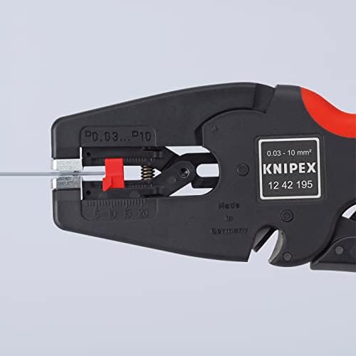 Knipex 12 42 195 SB בידוד אוטומטי חשפנית Multistrip 10 באריזת שלפוחית