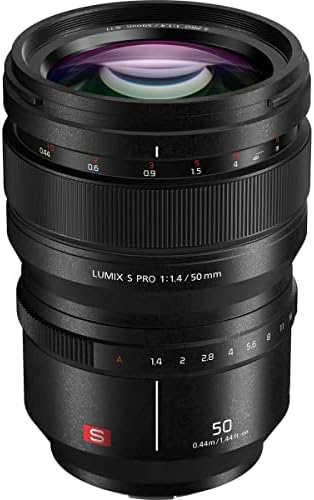 Panasonic 50 ממ F/1.4 Lumix S Pro עדשה עבור Leica L, צרור עם ערכת פילטר 77 ממ, גוון עדשת גמיש, מנקה עדשות, עטיפת עדשות, קשירת