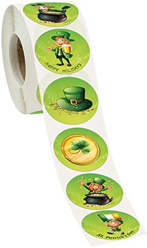8 סוגים של כובעים ירוקים מדבקת יום אירי סנט פטריק ליום מדבקות מדבקות פסטיבל מסיבת קישוט בית קופסאות קופסאות קופסאות