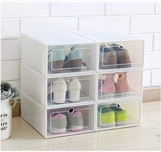 ANNCUS 6 יחידות/סט נעלי מעבה מעבה נשיון מגירת שקוף קופסאות נעליים מפלסטיק קופסאות אחסון קופסא קופסה לתיבה קופסה