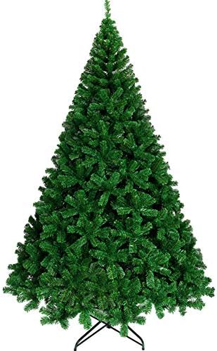 Topyl 9.8ft עץ חג המולד לא מלא מלאכותי עץ חג המולד פרימיום צירים עץ מלא עץ מלא עם הרכבה קלה, עמדת מתכת מוצקה