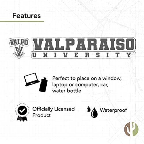 אוניברסיטת Valparaiso Valpo צלבנים שם לוגו ויניל מדבקות מחשב נייד בקבוק מים אלבום