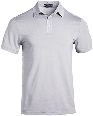 חולצות פולו גולף לגברים מהירות של שרוול קצר יבש, חולצות ספורט אופנה רגילות