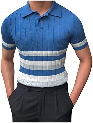 פולו חולצות לגברים חולצות אביב ובקיץ מזדמן קצר שרוול גולף חולצות גמישות עסקים שחור פולו טיז