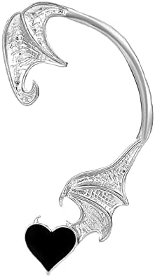 קליפ רטרו פאנק שאינו חור מתכת מעופפת דרקון יחיד עגילי יצירתי עגילי עגילי ולנטיין לבנות