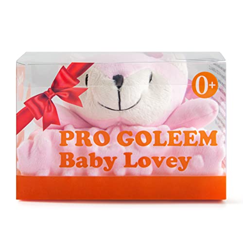 Pro Goleem Loveys לתינוקות - שמיכת ביטחון רך תינוקת מתכרבל צעצוע בן יילוד חיות ממולאות מתנות לתינוקות לבנות, פינק שועל 16