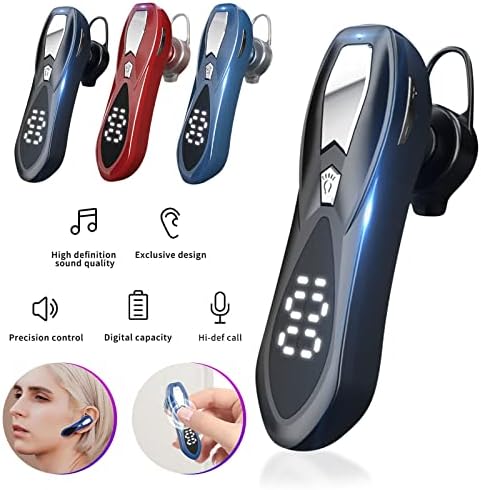 9RC אוזניות אוזניים יחיד עם מיקרופון Bluetooth 5 0 אוזניות LED תצוגת אוזניות אלחוטיות עמיד למים אוזניות אלחוטיות