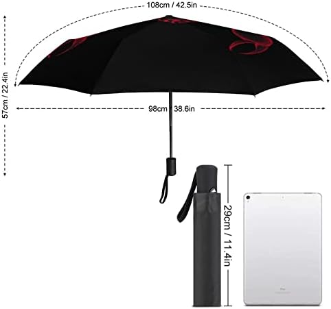 עקרב מגניב 3 קפלים מטריית נסיעות נגד אולטרה סגול מטריות אטומות לרוח מטרייה פתוחה אוטומטית אופנתית