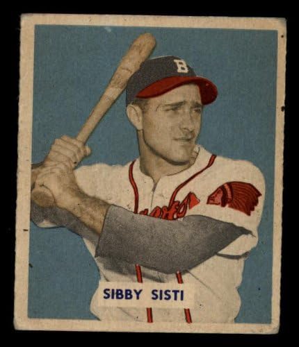 1949 Bowman 201 Sibby Sisti Boston Braves Braves Good