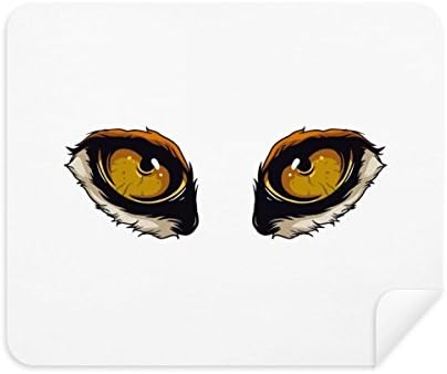 קריקטורה בעלי החיים שועל עין קישוט ניקוי בד מסך מנקה 2 יחידות זמש בד