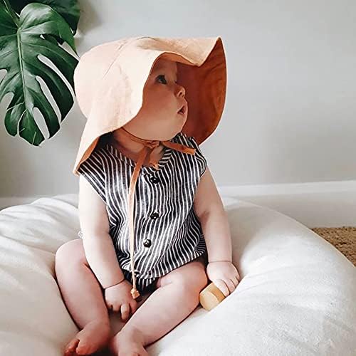 איימפיי בנות תינוקות שמש כובע פעוט חמוד קיץ קיץ תינוק חוף חוף רחב שוליים