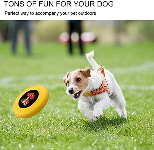 פטריות קסם צעצועים דיסקים מעופפים כלבים לאימונים קערת אוכל ספורט