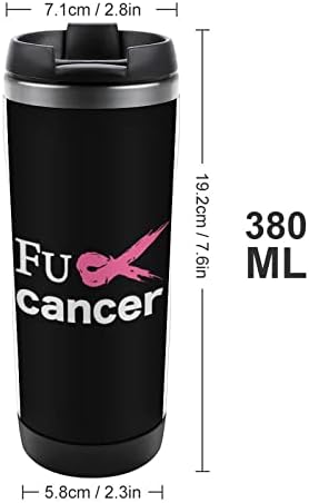 זיון לסרטן ספלי קפה מסרטן עם כוסות מבודדות מכסה בקבוק מים קיר כפול נירוסטה