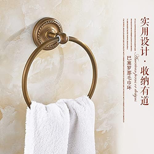 WYFDC מתלה עתיק מתלה אמבטיה חומרה תליון מחזיק נייר מגולף מחזיק מברשת אסלה למגוון אביזרי אמבטיה