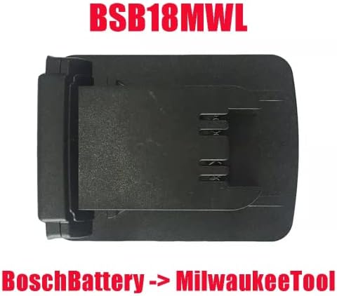 BSB18MWL ליתיום-יון מתאם כלים לסוללת סוללה למילווקי 18V M618 כלים באמצעות BOSCH 18V Lithium Battery Bat18